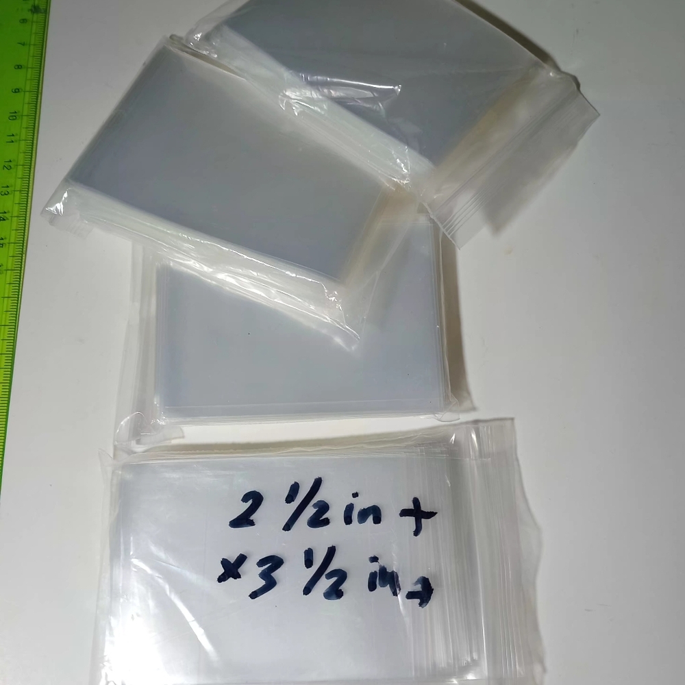 400 Pack 3.5 in .Card Sleeves;Perfect Fit Inner Sleeves/ Ideal for TRADING CARDS
